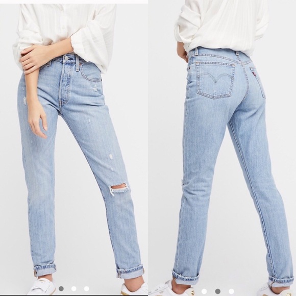 Levi's Denim - NEW Levi’s 501 Skinny Light Blue Clear Minds Jeans